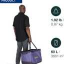 Osprey Transporter 60L Heavy Duty Gear Tote, Raven Black