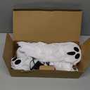 3-Pack Ghost Solar Powered Halloween Decorations Outdoor, Auto On/Off, Solar Halloween Lights for Garden Pathway Porch Yard Walkway Lawn Party Decor, 8 Modes & Waterproof Outdoor Halloween Decorations