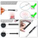 Wire Heat Shrink Tubing Kit-140Pcs 3:1 Heat Shrink Tube Wire Shrink Wrap Electrical Waterproof Automotive Marine Heat Shrink Wrap Tubing Assortment with Adhesive Lined for Wires, Black