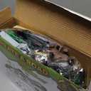 Dinosaur Toys,Create A Dinosaur World Road Race,Flexible Track Playset and 2 pcs Cool Dinosaur car for 3 4 5 6 Year & Up Old boy Girls Best Gift (Green)