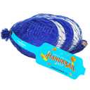 The Dreidel Company 12-Pack Blue & Silver Hanukkah Mesh Bags Milk Chocolate Coins, Hanukkah Design Gelt, Non GMO, Kosher Certified OU-D (EXP 01/22/27)
