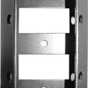 Nuvo Iron SDRC Stair/Deck 4 Pack with Screws Rail Connector, Black, for Standard 2x4 Rail