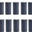 AQUANEAT 4x2 inch Aquarium Air Stones 10pcs, Aerator Diffuser,Air Stones for Aquariums,Fish Tanks,Pond and Hydroponics
