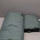 BOURINA Embroidery Quilt Set 3-Piece Oversized King Quilt Set Pre-Washed Microfiber Ultra Soft Lightweight Star Embroidery Bedspread Coverlet Set, Aqua