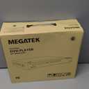 MEGATEK Region-Free HDMI DVD Player for TV, Compact CD/DVD Player for Smart TV, USB Port, Plays All Region DVDs & Multi Formats, Metal Housing, HDMI/RCA Cables & Remote Included