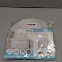 Beberoad Love Bassinet Mosquito Net Cover - Breathable Mesh Canopy with 2-Way Zipper for Baby Cribs, Bedside Sleepers & Travel Cribs (White)