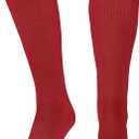 CHAMPRO Multi Athletic Compression Socks for Baseball, Softball, Football, Soccer & All Other Sports (Medium, Scarlet)