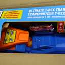 Hot Wheels City Toy Car Track Set, Ultimate T-Rex Transporter, Hauler Transforms into Stomping Dino with Race Track, from Netflix Series “Let’s Race”