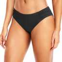 Tempt Me Women Strappy Bikini Bottom Full Coverage Bathing Suit Bottoms Swimsuit Bottom (X-Small, Black-4)