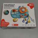 Stroller Steering Wheel Toy, Shopping Cart Steering Wheel, Pretend Driving Role-Play, Learning Turn and Drive, with Velcro Strap, Detachable, Funny Attachement for Stroller, Car and Shopping Carts