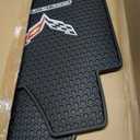Lloyd Mats Custom-Fit All-Weather Rubber Floor Mats for Corvette C7 2014-2019 2pc Set