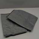 combocube Comforter Storage Bag, Zippered Bag with Large Clear Window and Carry Handles, Space Saver Organizers for Closet, Blanket, Pillow, Quilt, Bedding, Clothes (2Pcs Grey Large)