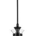 Kichler Laria Pendant Light, Clear Glass, Black
Traditional pendant light for kitchen islands and dining rooms (23.5" x 14"), 52777BKCLR