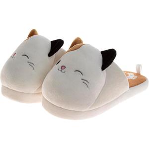 Squishmallows Slippers Sandals Warm Comfort Soft Slippers House Sandal- Cam the Cat (size 4-5 Big Kid)