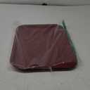 Winco Fast Food Tray, 14 by 18-Inch, Burgandy (17.6" x 13.9" x 0.9", Burgundy)