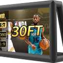 Inflatable Screen Outdoor 30ft with Air Blower, Extra Large Blow Up Projector Screen for Outside Movie Nights Home Theater Backyards Pool BBQ Party Fun, Supports Front and Rear Projection