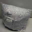 YASMENG Fluffy Velvet Duvet Cover Set Light Grey Twin Size Fall Winter Soft Warm Flannel Comforter Cover Silver Gray 68" x 90" Luxury Cozy Plush Fleece Reversible Bedding Duvet Cover Set Gray 2pc