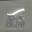 Clear Plastic Shelf Support Pegs - 5mm Cabinet Shelf Pins (50 Pieces)