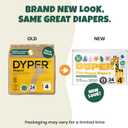 DYPER - Baby Diapers Size 4 (24 Count) - Plant Based Disposable Diapers for Day and Overnight Premium Leak Protection, Skin-Friendly Comfort with Soft Size 4 Diapers (22-37 lbs)