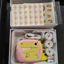 Camera for Kids, Instant Print Camera with WiFi Function 1080P Video Camera 2.4" Screen Selfie Camera with 32G TF Card, 4 DIY Stickers, 12 Colored Penls, 3 Rolls Print Papers for Girls Boys(Pink)