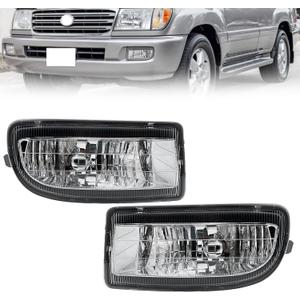 WILD BEAR Driving Fog Lights Fit For 1998-2007 Land Cruiser FJ100, Front Bumper Lights Without Switch Harness