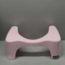 Squatty Potty The Original Bathroom Toilet Stool Curve Lightweight with Sleek and Modern Design, Pink, 7"