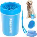 Dog Paw Cleaner, Dog Paw Washer, Paw Muddy Paw Cleaner, Pet Foot Cleaner for Small Medium Large Breed Dogs/Cats (with 3 absorbent towel) (Blue)