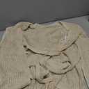 Women's Swimsuits Cover Ups Set for Crochet Bathing Suit Hollow Out 2 Piece Bikini Coverup Beach Swimwear (Large, Beige-1)