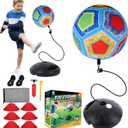 COUOMOXA Sports Soccer Toys for Kids: Interactive Soccer Toy with Rebound - Soccer Gift for 3 4 5 6 7 8-12 Year Old Boys Backyard Indoor 2-in-1 Football Games - Birthday Gifts for Ages 3-12