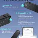 Aux Bluetooth 5.3 Adapter for Car, 2 in 1 Bluetooth Aux Car Adapter Receiver, Auxiliar Audio Blue Tooth para Carro Wireless Dongle with 3.5mm Jack for Stereo Systems and Headphones