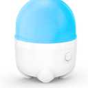150ML Cordless Essential Oil Diffuser, Rechargeable Battery Powered Diffuser, Small Portable Aromatherapy Air Humidifier, 6 Hours Works with 7 LED Color Changing Lights, (White)