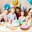 120 Pcs 9 Inch Neon Paper Plates, Disposable Round Colorful Party Plates, Vibrant Yellow Orange Pink Green for Christmas New Year Bachelorette Birthday Glow Party Decorations