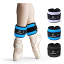 Ankle Weights for Women & Men - 0.5lb/1lb/2lb/3lb Pairs for Walking, Running, Yoga, Fitness - Premium Ice Silk Fabric - Comfortable, Durable & Tear Resistant