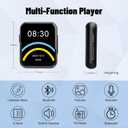 128GB MP3 Player with Bluetooth 5.3, Portable Digital Lossless Music Player with Built-in Speaker, 2.0 in Full Touch Screen, HiFi Sound, FM Radio, Voice Recorder, Earphones Included
