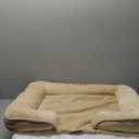 Bedsure Orthopedic Dog Bed for Medium Dogs - Waterproof Dog Sofa Beds Medium, Supportive Foam Pet Couch Bed with Removable Washable Cover, Waterproof Lining and Nonskid Bottom, Light Khaki (28.0"L x 23.0"W x 6.5"Th)