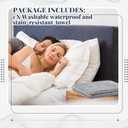 Fanfanwin 1 Pcs Couples Waterproof Mat Lover Reusable Stainproof Blanket Quiet Easy Use Mattress Protector for Adult Multi Functional Bed Sheet Couple Pleasure Comfort (80 x 80 in,Grey)