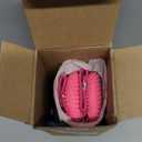 LUCKYPAW Dog Shoes for Large Medium Dogs, Breathable Dog Boots for Hot Pavement, Paw Protectors for Summer Walking Hiking Winter Snow Outdoor, No Slip Reflective Booties for Hardwood Floor-Hot Pink, Size 4: 2.2" x 2.6" (W*L)