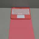 Harvopu Compatible for iPad 11th 10th Generation Case with Keyboard, Folio Cover with Pencil Holder, MultiTouch Trackpad, 7 Color Backlit, Detachable Keyboard for iPad (A16) 11th/10th Gen (Pink)