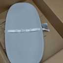 Evolur Eva Baby Changing Pad in Light Gray, Soft, Lightweight and Portable Changing Pad, Fits All Changing Table, Waterproof Firm Padding