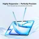 Stylus Pen for iPad 6th-11th Generation-2X Fast Charge Active Pencil Compatible with 2018-2026 Apple iPad Pro 11"/12.9"/M4, iPad Air 3/4/5/M2/M3/M4,iPad mini 5/6/7 Gen-Gradient White Blue