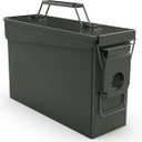 HARDROCK Metal Ammo Can, Ammo Box (30cal, Blackish green)