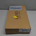 KENES Brushed Gold Tall Bathroom Faucet, Single Handle Vessel Sink Faucet Single Hole, Modern Bathroom Vanity Faucet with Pop Up Drain and Supply Lines, KE-9005C-4