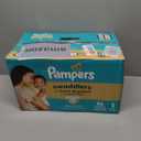 Pampers Swaddlers Diapers, Size 1 (8-14 lbs), 96 Count, Absorbent, Keeps Baby Dry and Comfortable, Skin Safe Disposable Baby Diaper