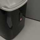 Antarctic Star Nugget Ice Maker Countertop with Soft Chewable Ice, Portable Sonic Ice Maker with Basket and Scoop, Removable Top Cover, Auto-Cleaning for Home/Party/RV/Camping (Stainless Steel Black) (34Lbs/24H)