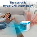 Arctic Air Pure Chill Deluxe Evaporative Air Cooler - Powerful, Quiet, Lightweight And Portable Space Cooler With Hydro-Chill Technology For Bedroom, Office, Living Room & More