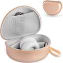 Hard Shell Travel Case Compatible with Beats Studio Pro/Studio3/Solo4/Solo3/ Solo 2 Bluetooth On-Ear Headphones (Gold 2)