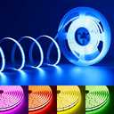 PAUTIX RGB COB LED Strip Light,UL Listed 24V Color Changing LED Strip Lights,Multicolor Flexible Tape Light for Cabinet,Room,Bedroom,Party DIY Lighting Projects(Power Supply & Controller Not Included)