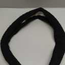 ZHOL Steering Wheel Cover Universal 15 Inch Elastic Plush Soft Steering Wheel Cover for Women Men, Winter Warm, Anti-Slip, Odorless, Black