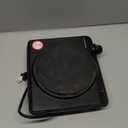 Elite Gourmet Countertop Electric Burner, 1000W Cast Iron Hot Plate, 7 Heat Settings, Portable Cooktop for RV, Dorm, Office & Small Kitchens, Road-Ready & Compact