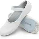 Capezio girls Toddler Daisy Ballet Tod dance shoes, White, 7 Toddle r US